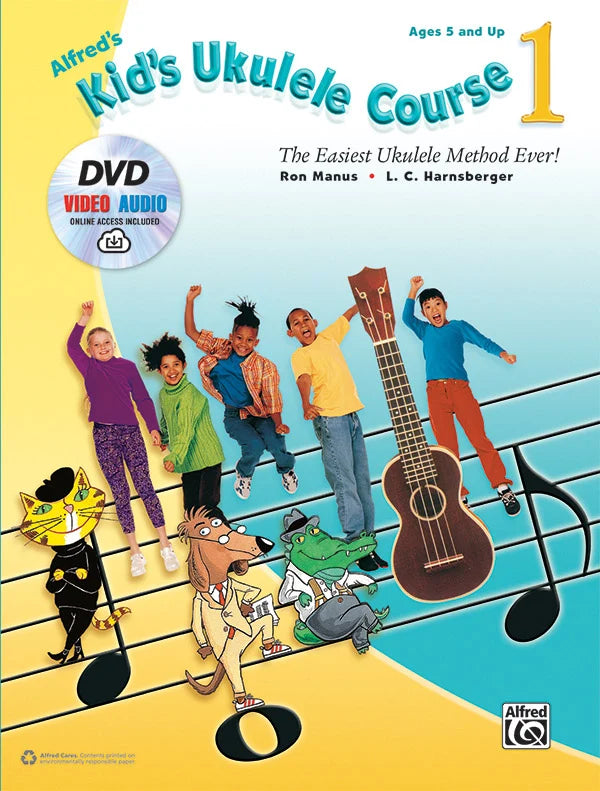 Alfreds Kids Ukulele Course 1 with DVD