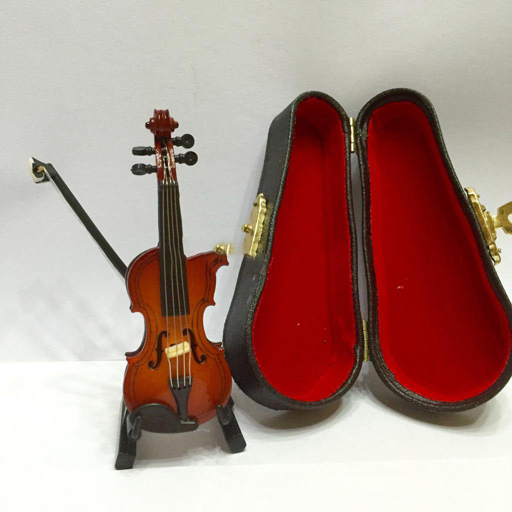 Mini Violin Miniature Craft Ornament
