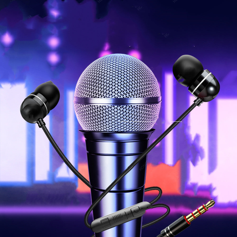 Wire-Controlled Headphones with Mic & Tuning