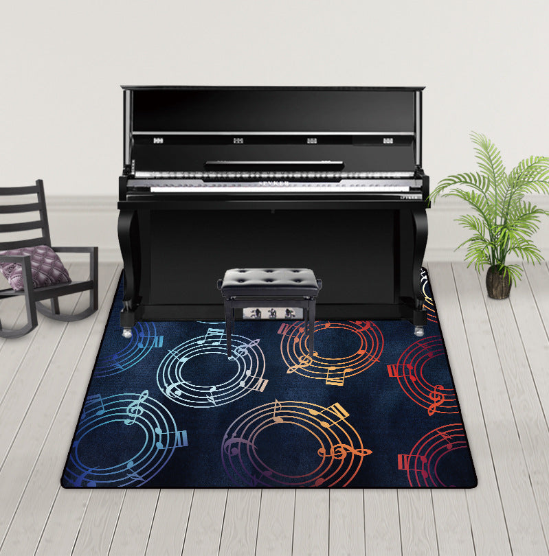 Piano & Music Note Floor Mat