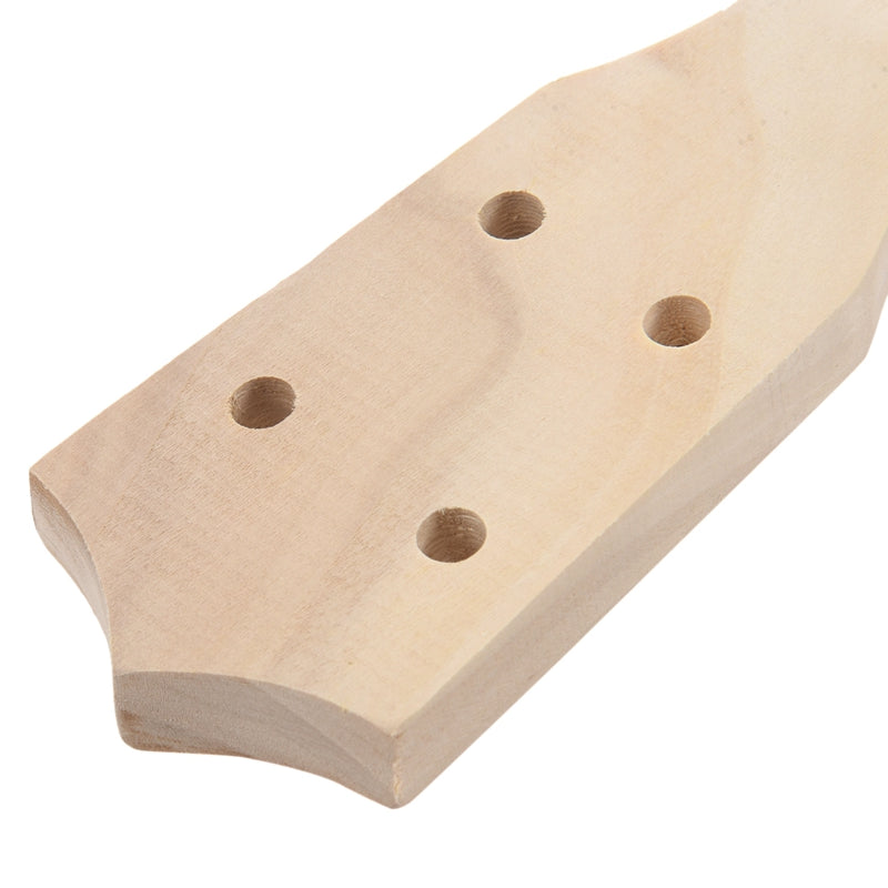 21-Inch White Wooden Soprano Ukulele DIY Kit