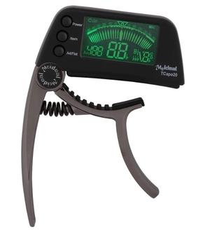 2-in-1 Guitar Capo with Built-In Clip Tuner