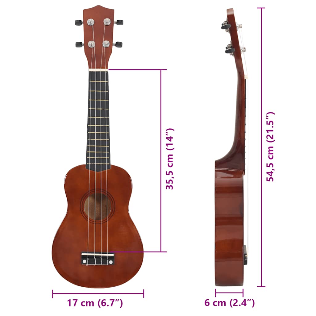 Soprano Ukulele Set for Children with Bag