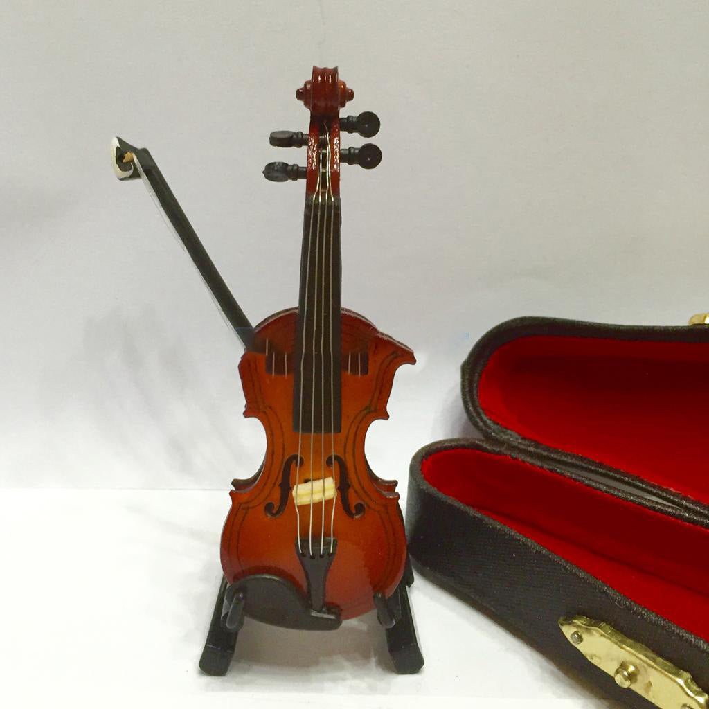 Mini Violin Miniature Craft Ornament