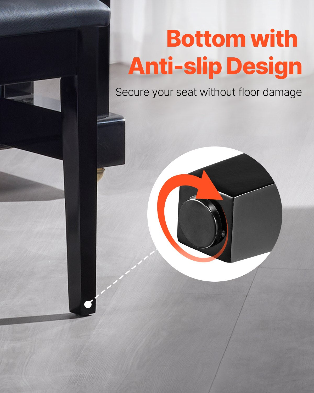 Duet Piano Bench with Storage – Wide Padded Keyboard Stool for Two