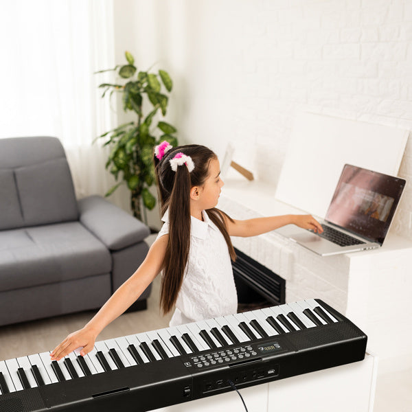 61-Key Portable Folding Electronic Keyboard