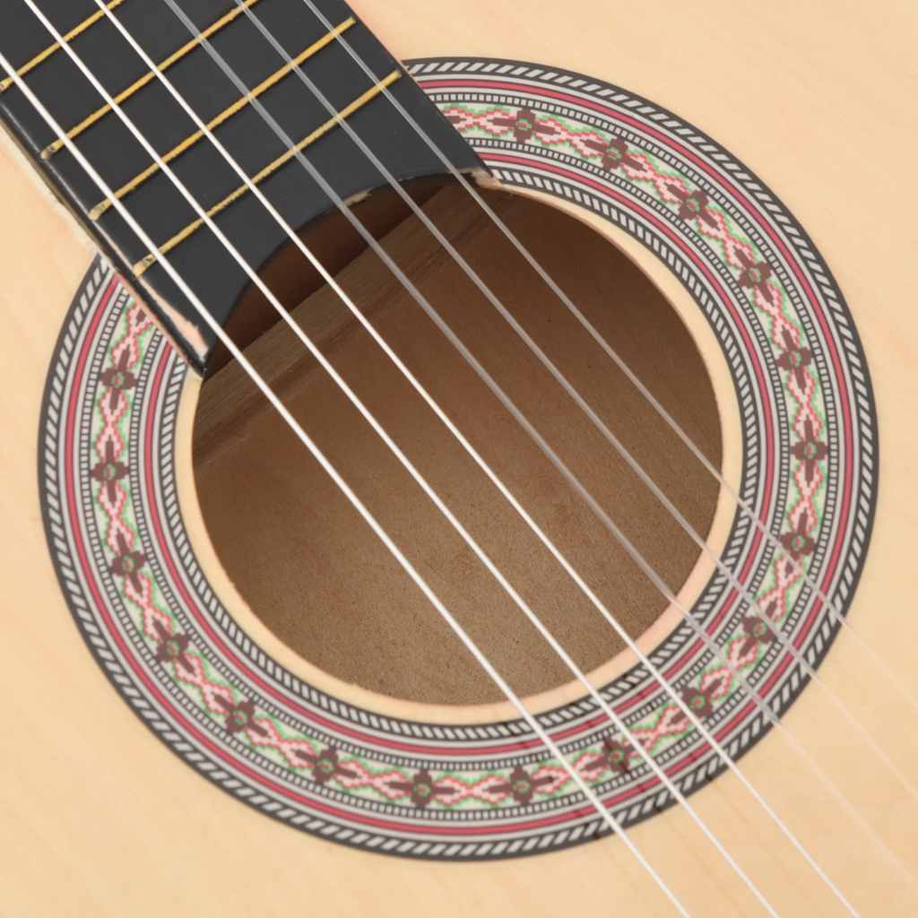 Western Guitar Acoustic Cutaway with 6 Strings 38