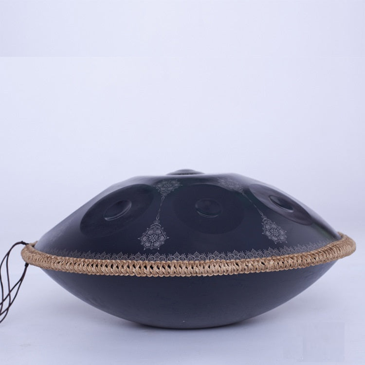 Mandala Engraved Steel Tongue Drum – Hand Disc Percussion