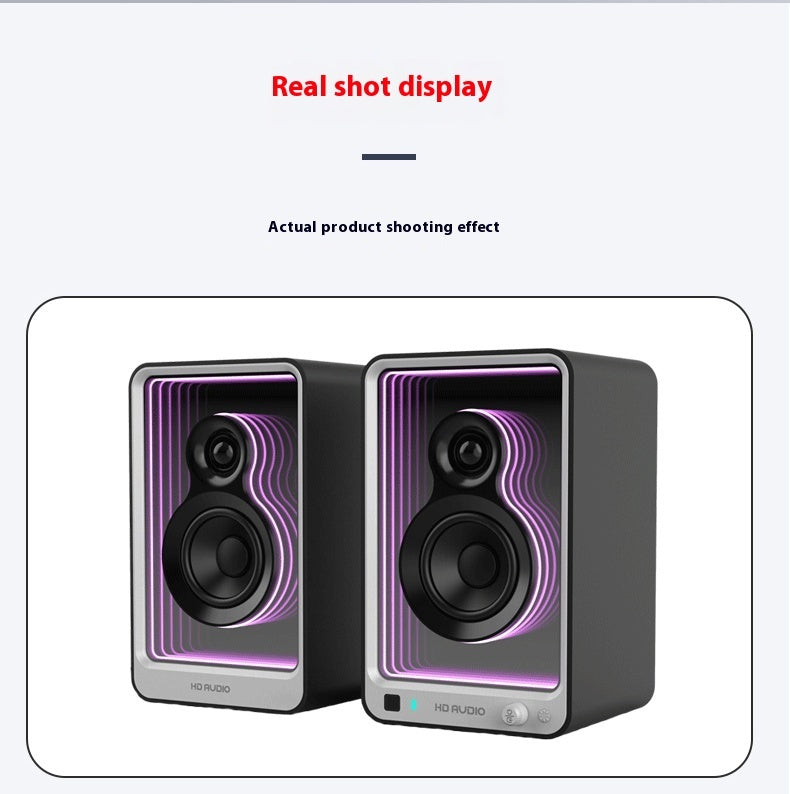Bluetooth Monitor Speaker with LED Lighting