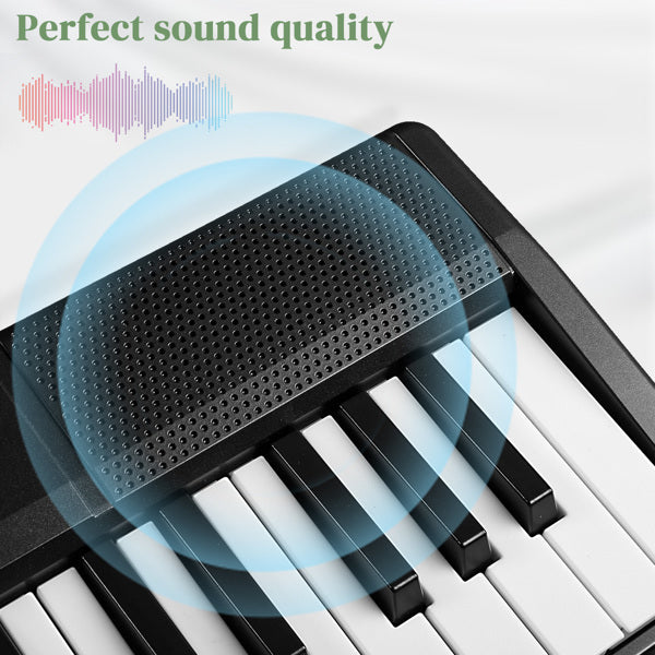 61-Key Portable Folding Electronic Keyboard