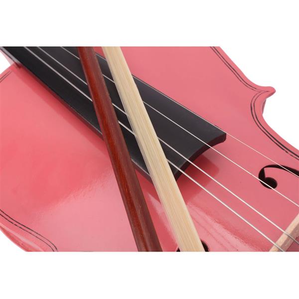 Pink Violin with Case, Bow & Rosin